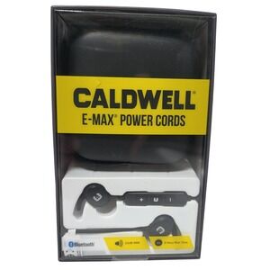 Caldwell EMax Power Cords Bluetooth Electronic Hearing Protection NRR 22dB Black